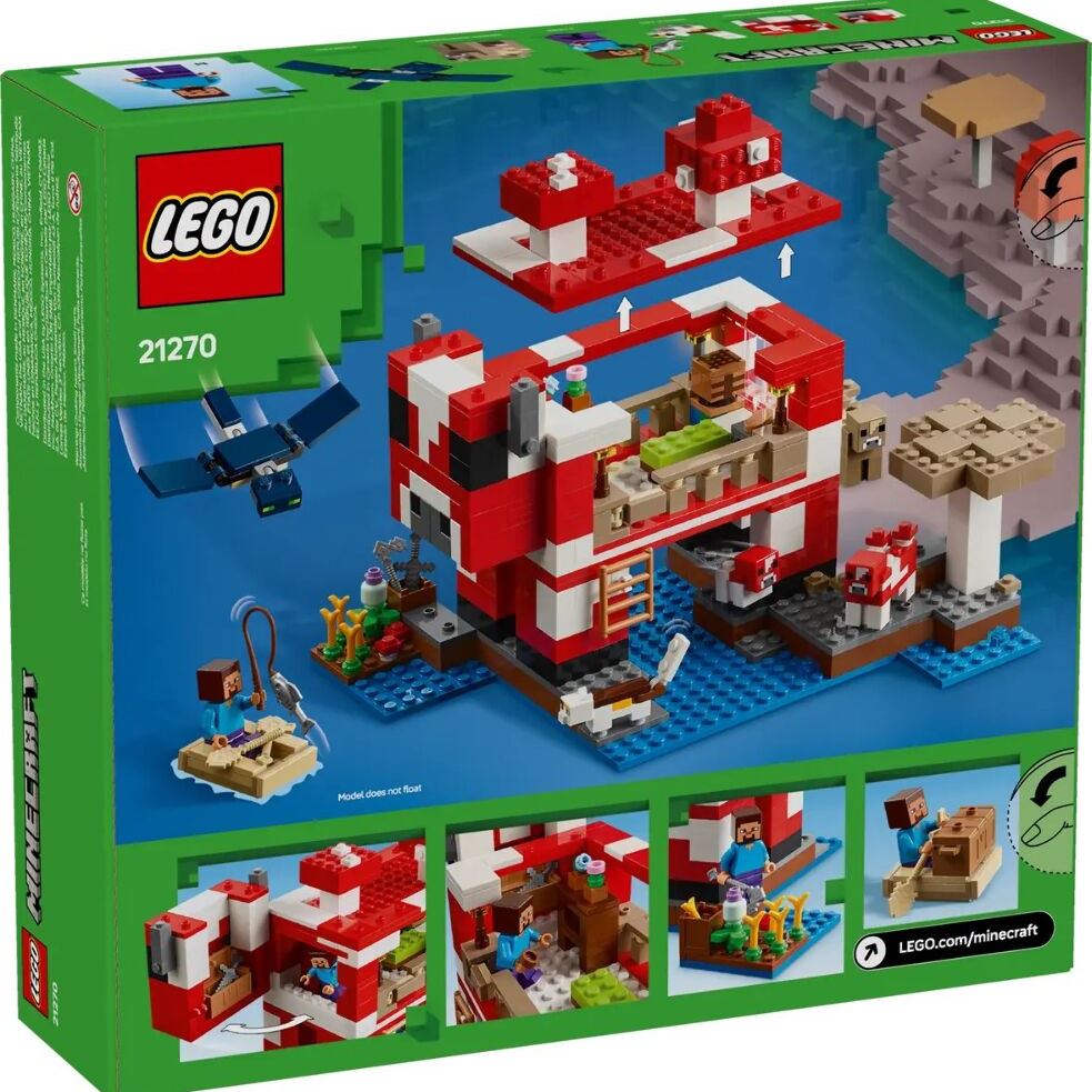 LEGO Конструктор Minecraft Грибний будинок