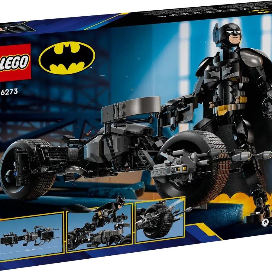 LEGO Конструктор Batman Фігурка Бетмена для складання і бетцикл