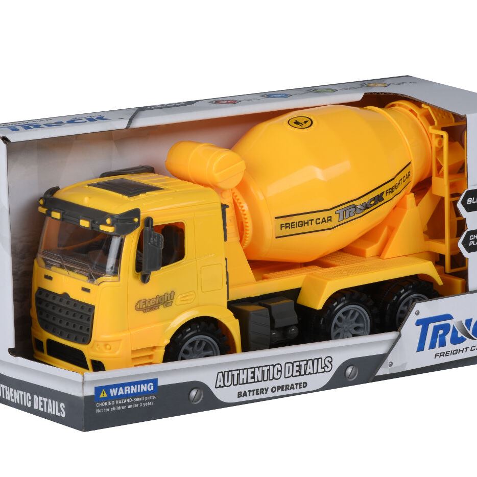 Same Toy Машинка інерційна Truck Бетонозмішувач (жовта)