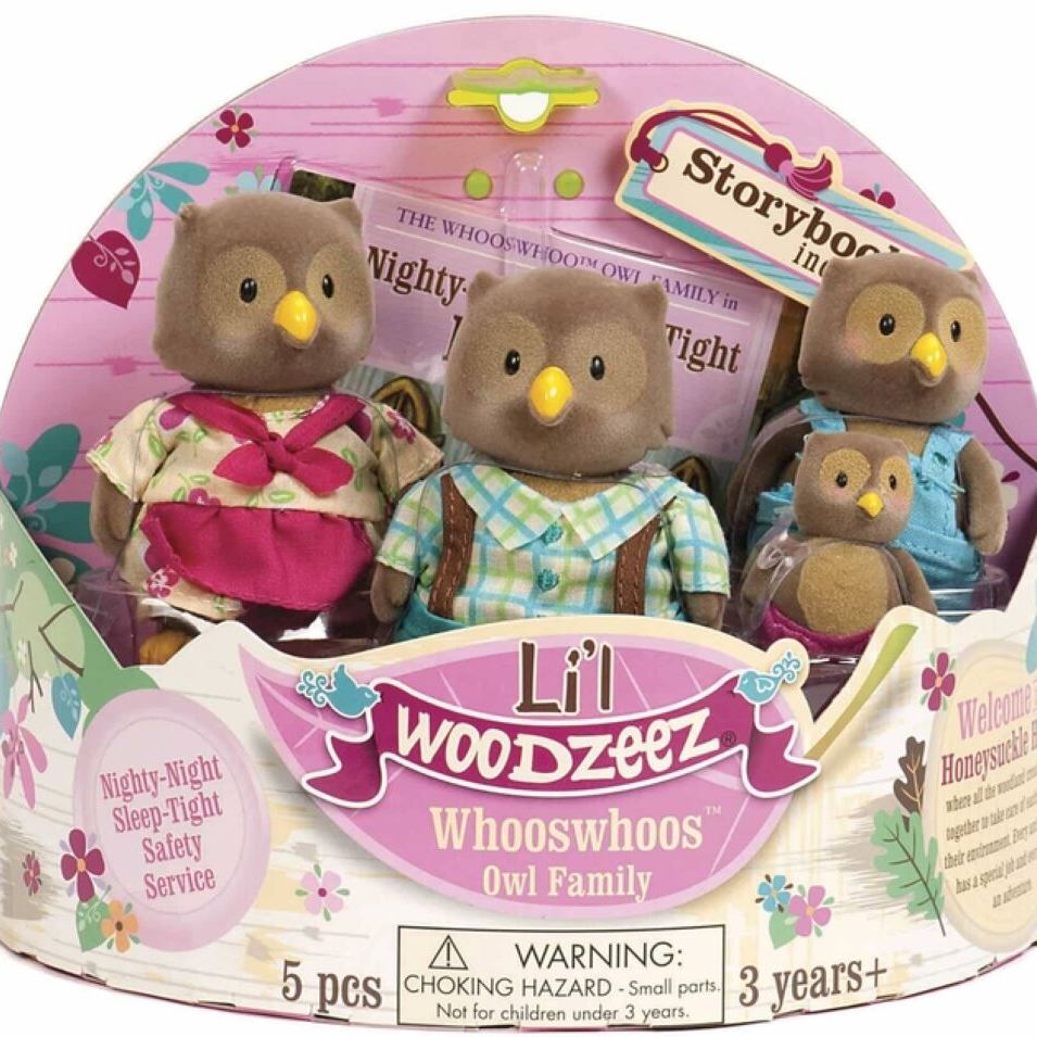 Li`l Woodzeez Набір фігурок Сім'я Сов