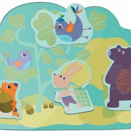 Oribel Настінна іграшка Oribel Veritiplay Веселий кролик та його друзі