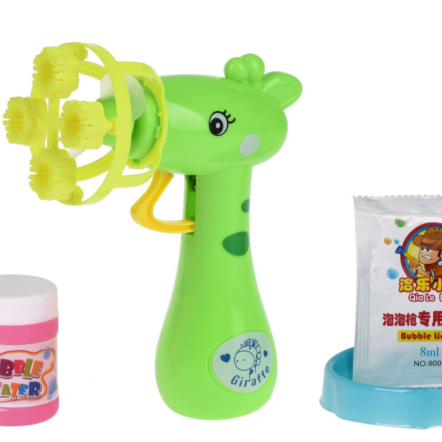 Same Toy Мильні бульбашки Bubble Gun Жираф (зелений)