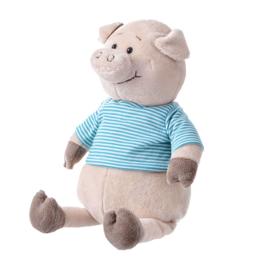Same Toy Свинка в тельняшке (голубой) (35 см)