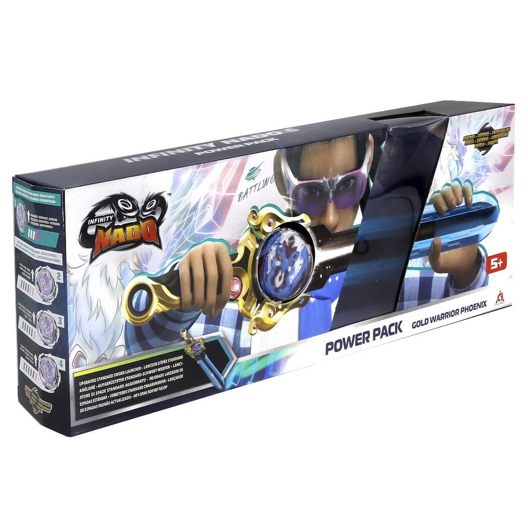 Infinity Nado Дзиґа VI Power Pack Золотий Воїн Фенікс (Gold Warrior Phoenix)