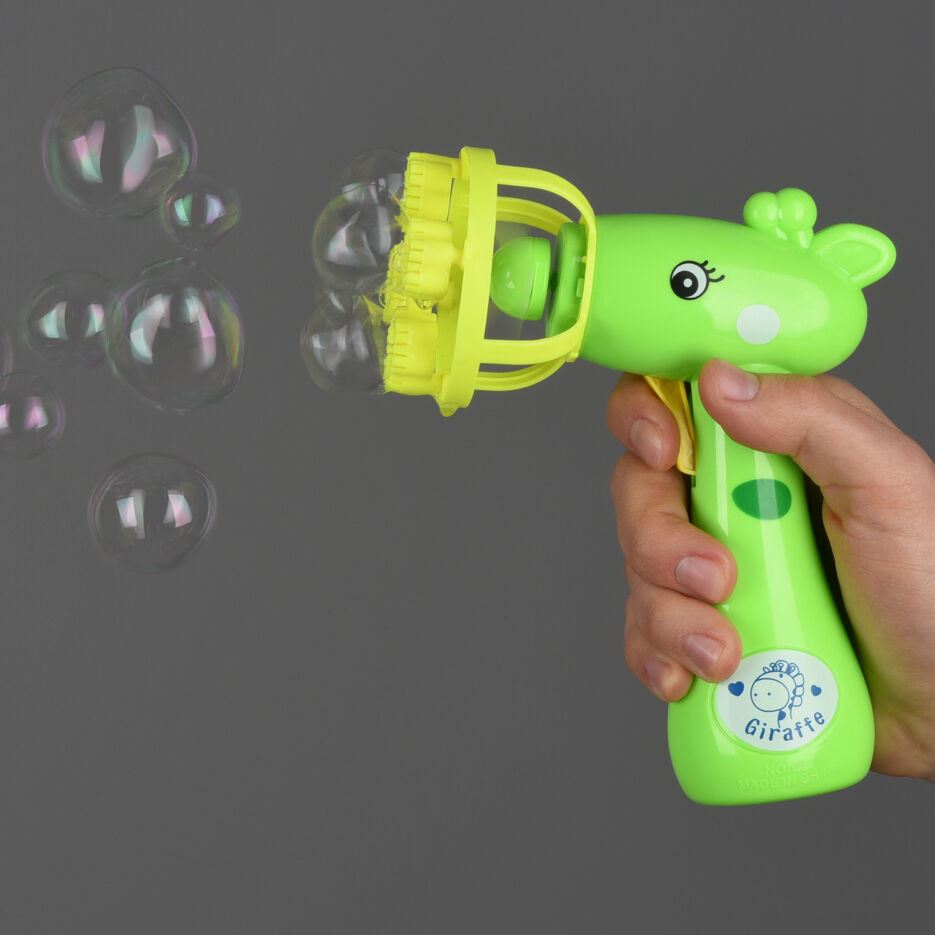 Same Toy Мильні бульбашки Bubble Gun Жираф (зелений)