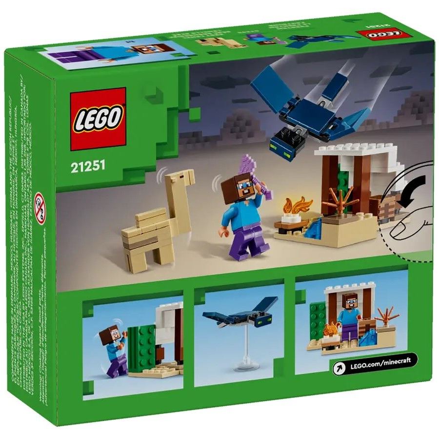 LEGO Конструктор Minecraft Експедиція Стіва в пустелю