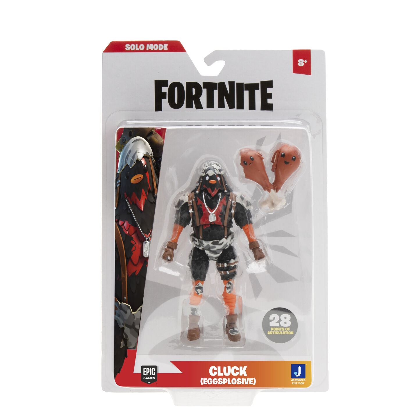 Fortnite Колекційна фігурка Solo Mode Cluck - Eggsplosive, 10см