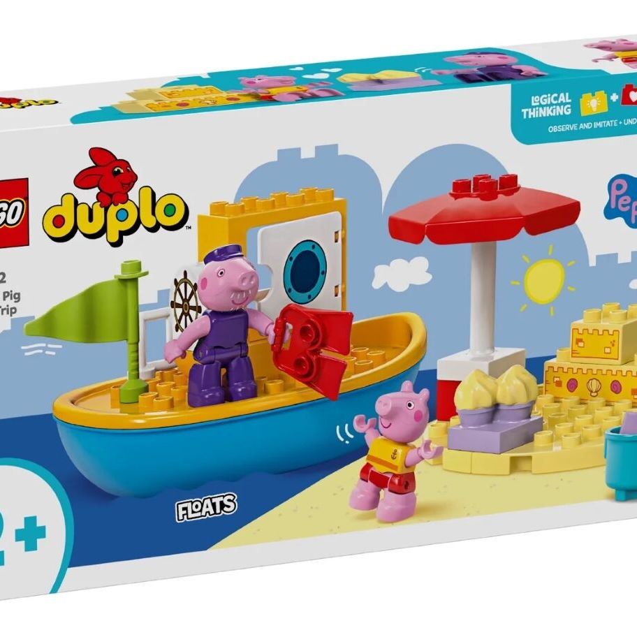 LEGO Конструктор DUPLO Peppa Pig Морська прогулянка Пеппи на човні