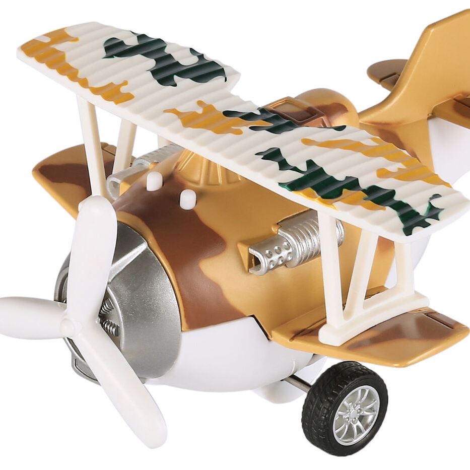 Same Toy Літак металевий інерційний Aircraft коричневий