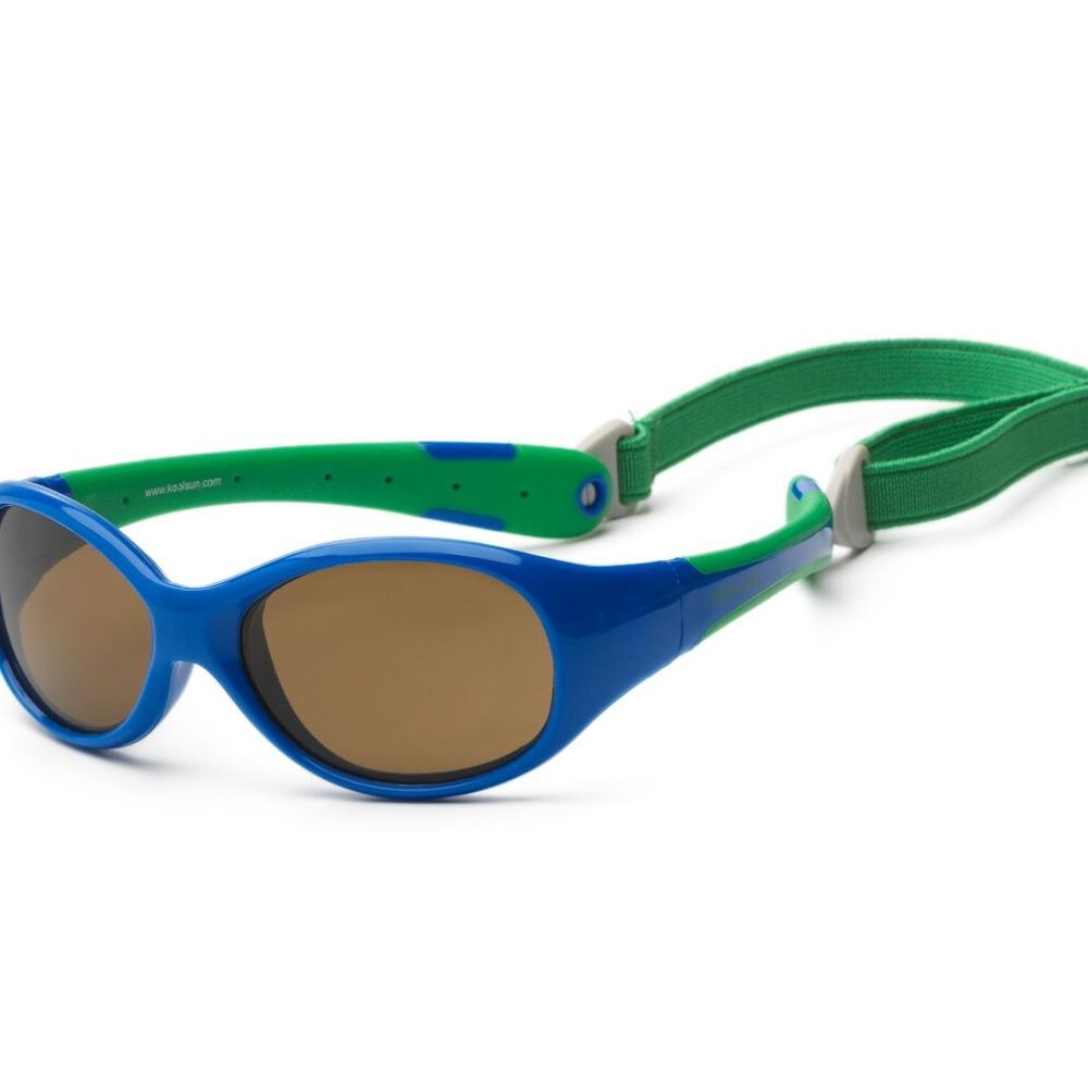 Koolsun Дитячі сонцезахисні окуляри Flex, 3-6р, синьо-зелений