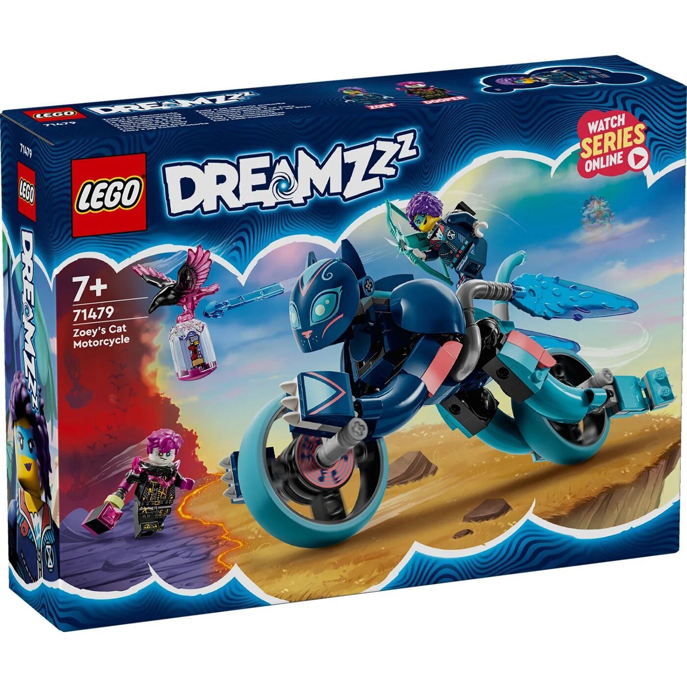 LEGO Конструктор DREAMZzz Котячий мотоцикл Зоуі