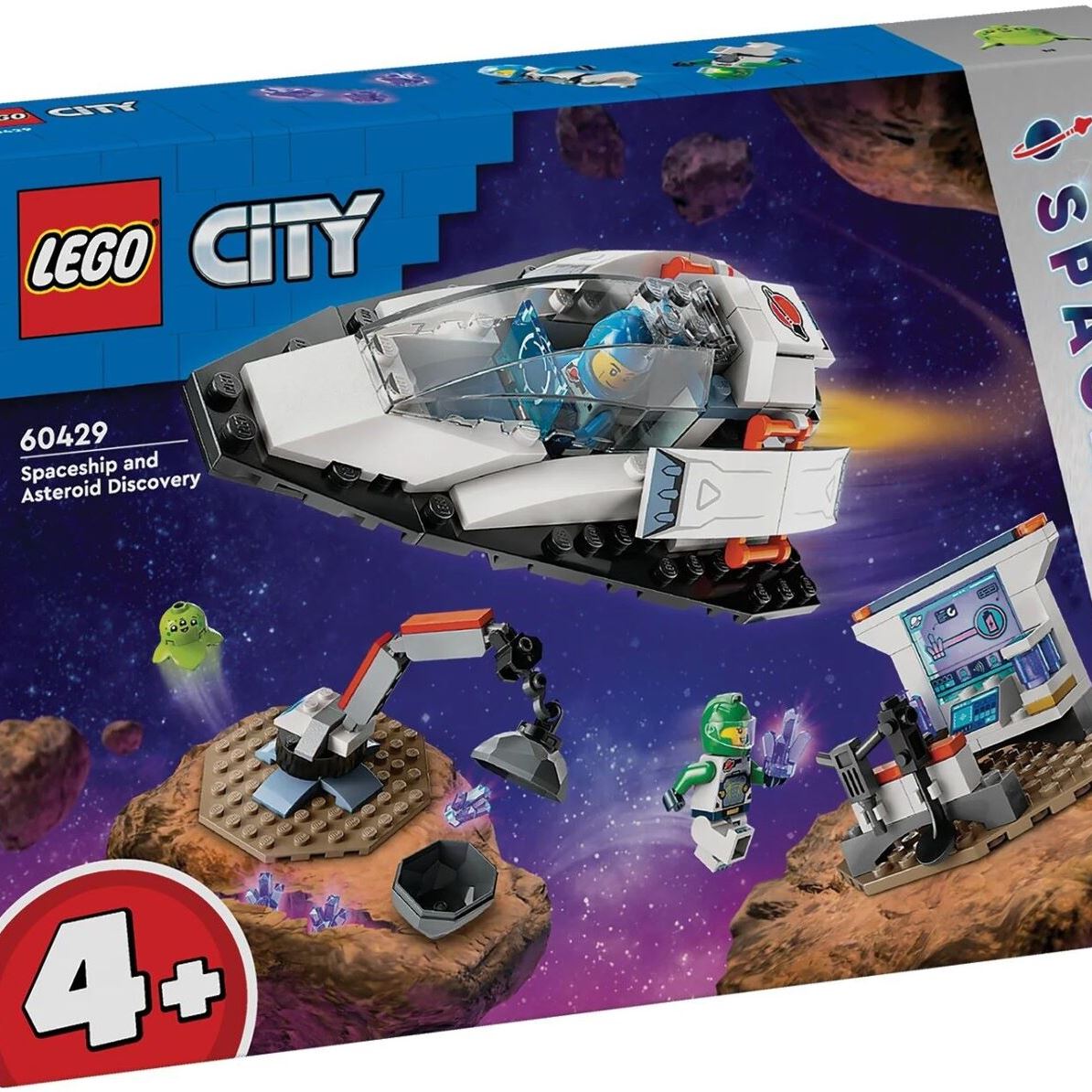 LEGO Конструктор City Космічний корабель і дослідження астероїда