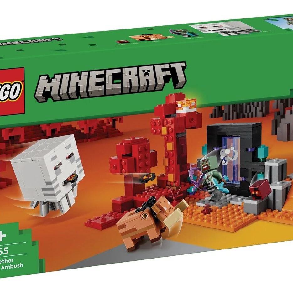 LEGO Конструктор Minecraft Засідка біля порталу в Нижній світ