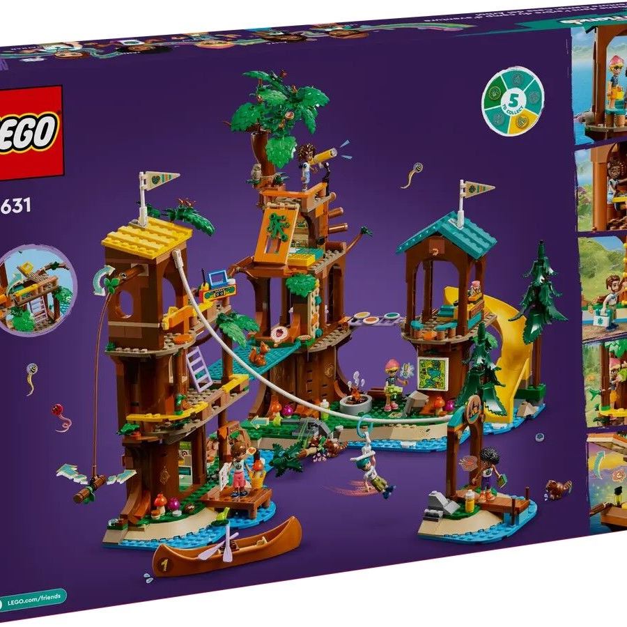 LEGO Конструктор Friends Будиночок на дереві у пригодницькому таборі