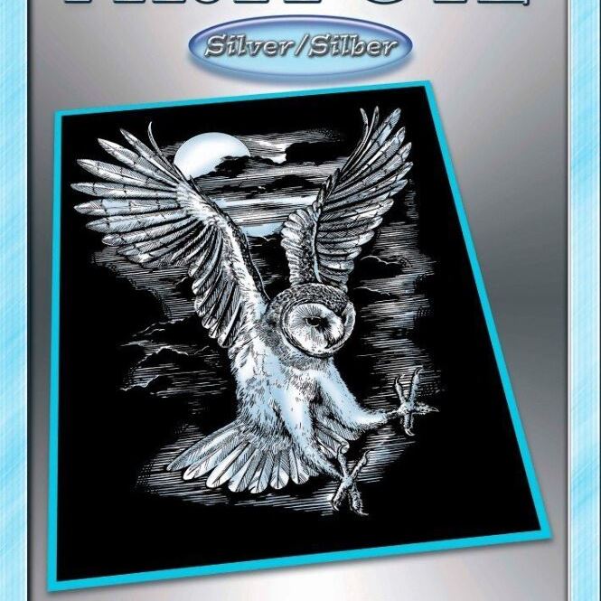 Sequin Art Набір для творчості ARTFOIL SILVER Сипуха