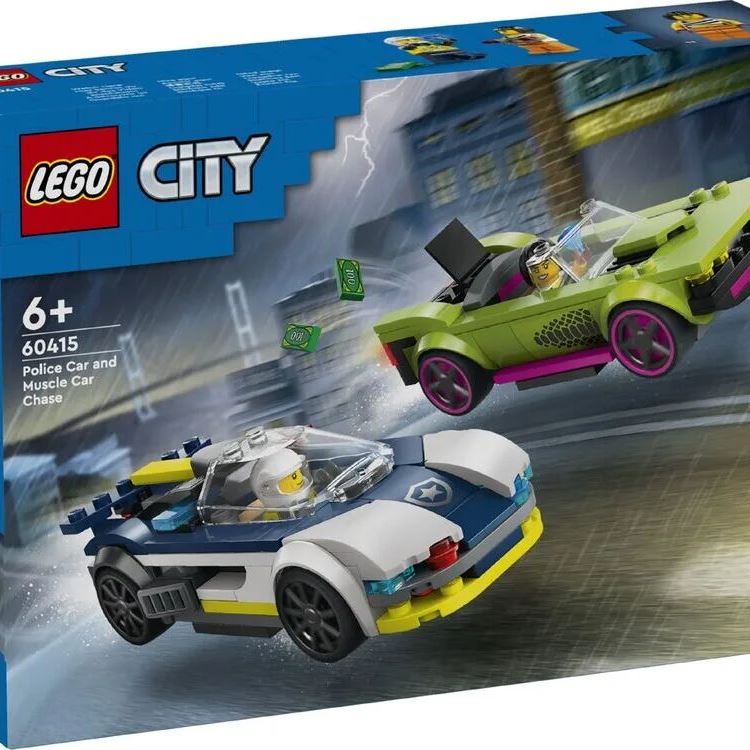 LEGO Конструктор City Переслідування маслкара на поліцейському автомобілі