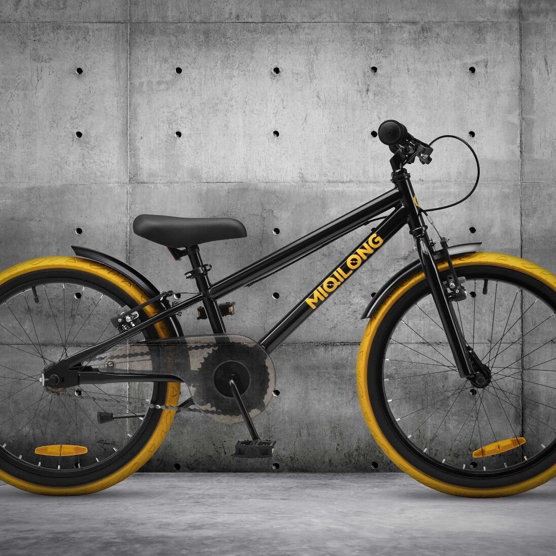 Miqilong Дитячий велосипед ST 20" чорний