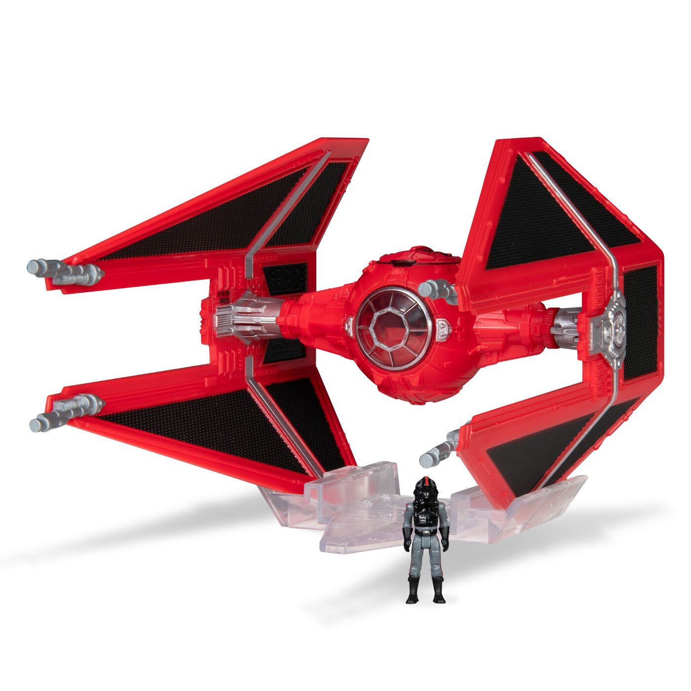 Star Wars Ігрова колекційна фігурка Small Vehicle Транспорт та фігурка Royal Guard TIE Interceptor (Rare) 7.5см