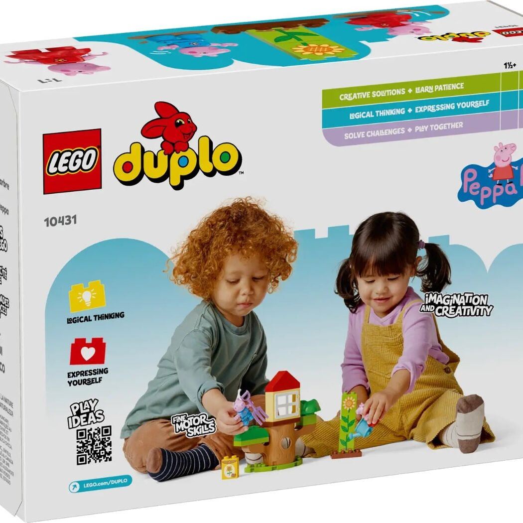 LEGO Конструктор DUPLO Peppa Pig Сад і будиночок на дереві Пеппи