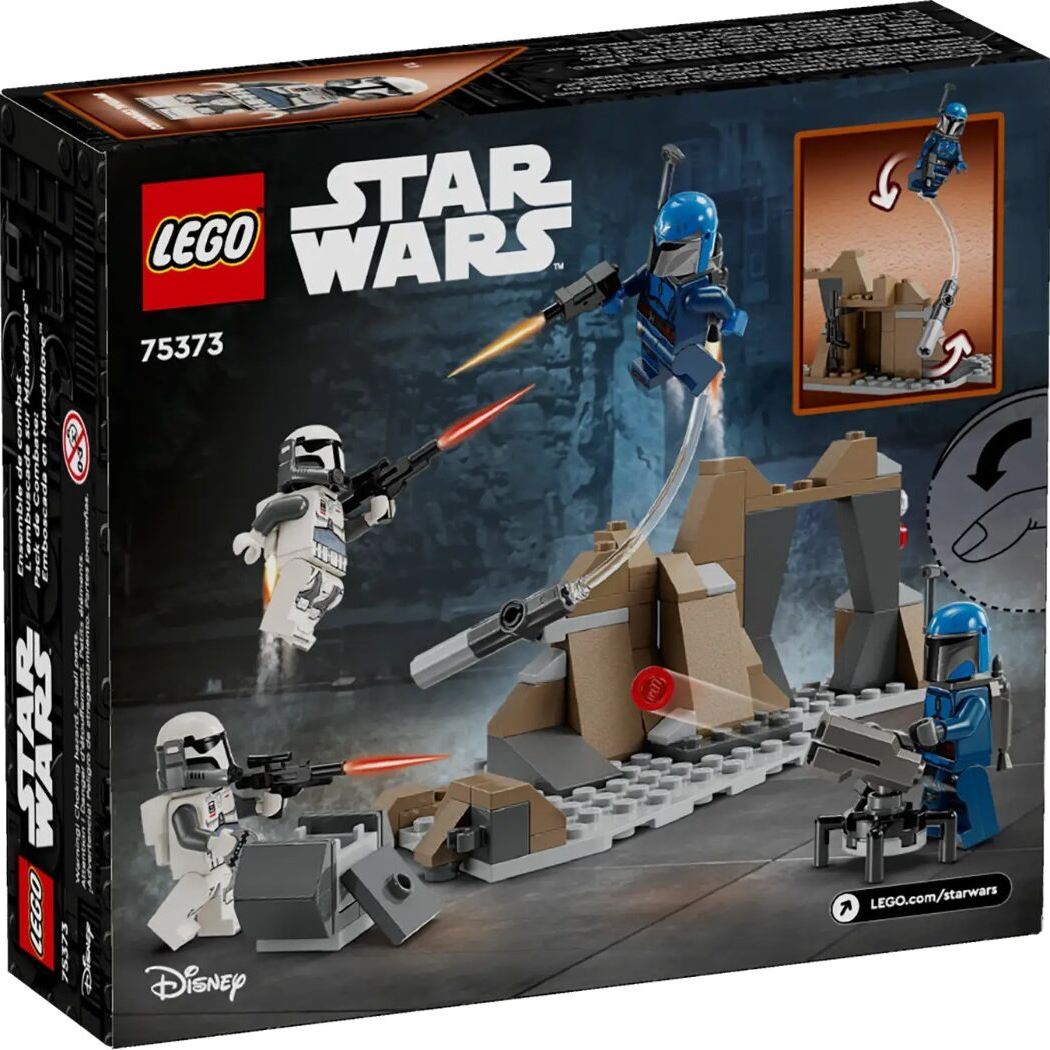LEGO Конструктор STAR WARS Бойовий комплект «Засідка на Мандалорі»