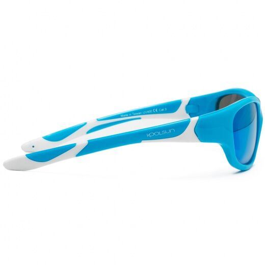 Koolsun Дитячі сонцезахисні окуляри Sport, 3-8р, бірюзово-білий