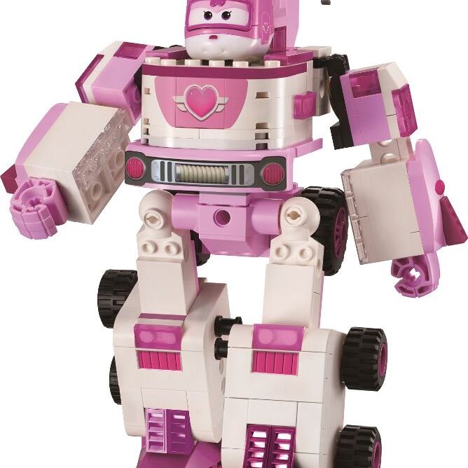 Super Wings Конструктор-трансформер Small Blocks 2-in-1 Buildable Transforming Vehicle Dizzy, Діззі
