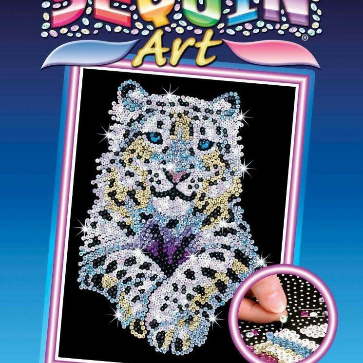 Sequin Art Набір для творчості BLUE Сніговий леопард