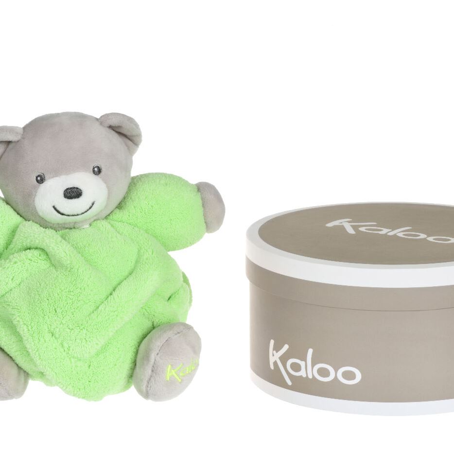 Kaloo Neon Ведмедик салатовий (18.5 см) в коробці