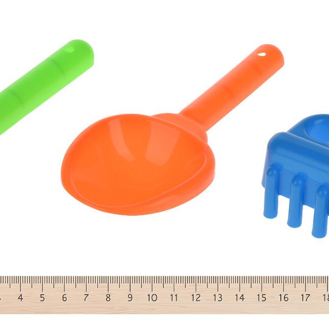 Same Toy Набір для гри з піском із Лійкою (зелений) (4 шт.)