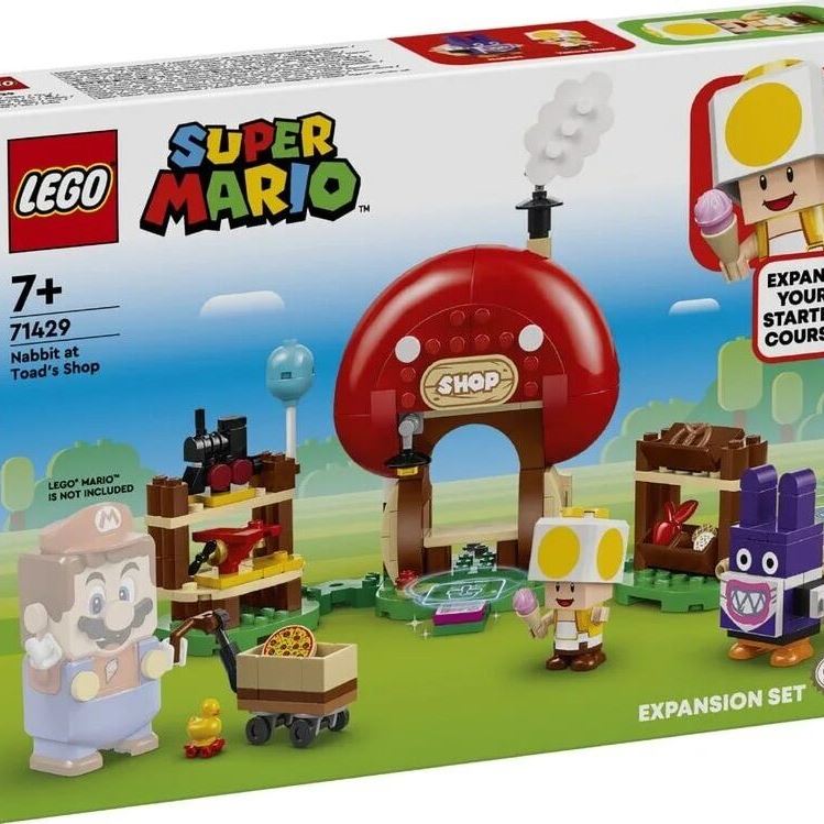 LEGO Конструктор Super Mario Nabbit у крамниці Toad. Додатковий набір