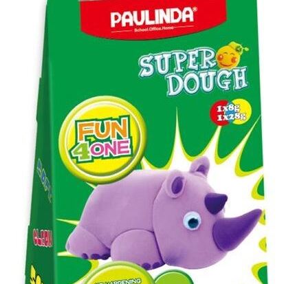 PAULINDA Маса для ліплення Super Dough Fun4one Носоріг (рухливі очі)