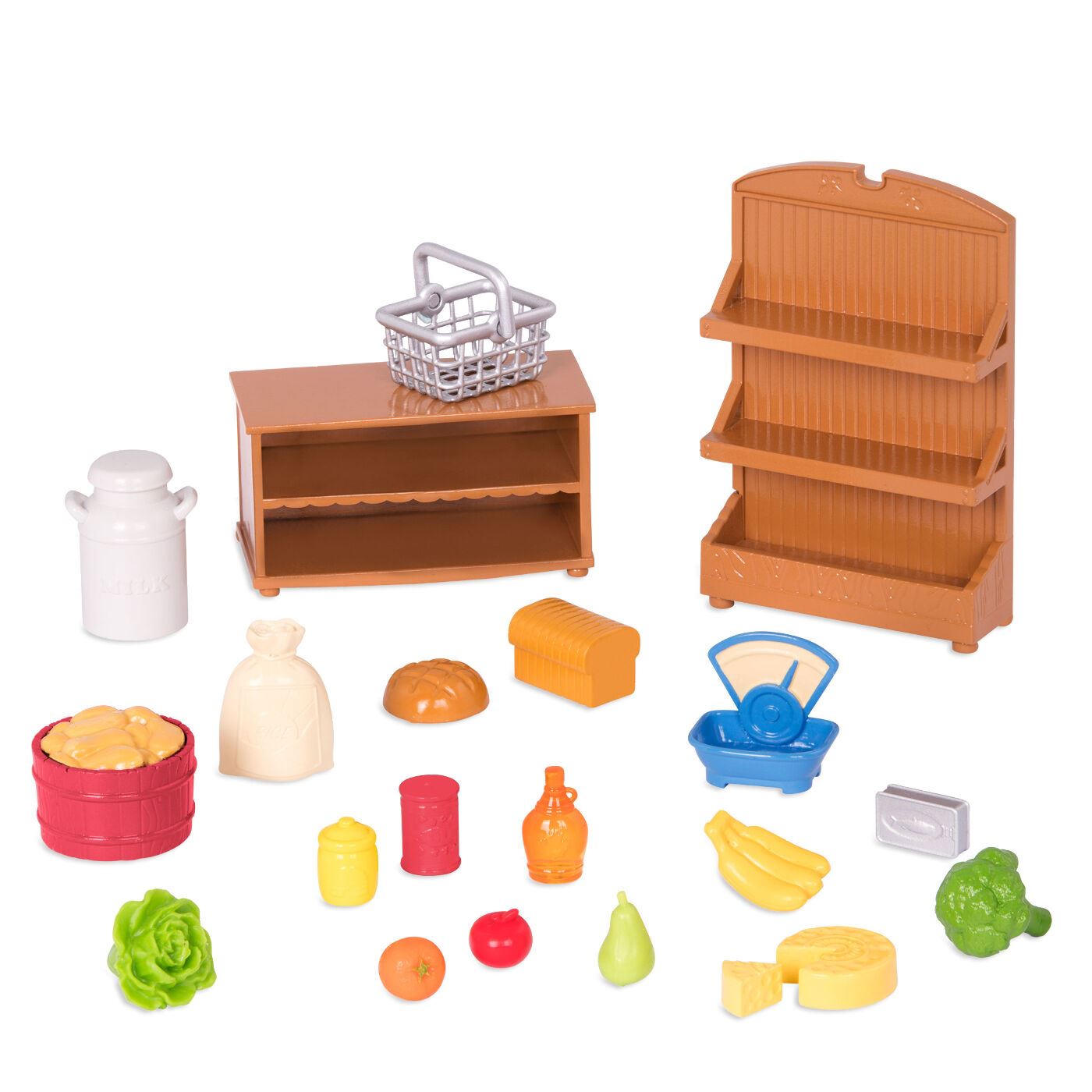 Li`l Woodzeez Набір аксесуарів - Продуктові полички