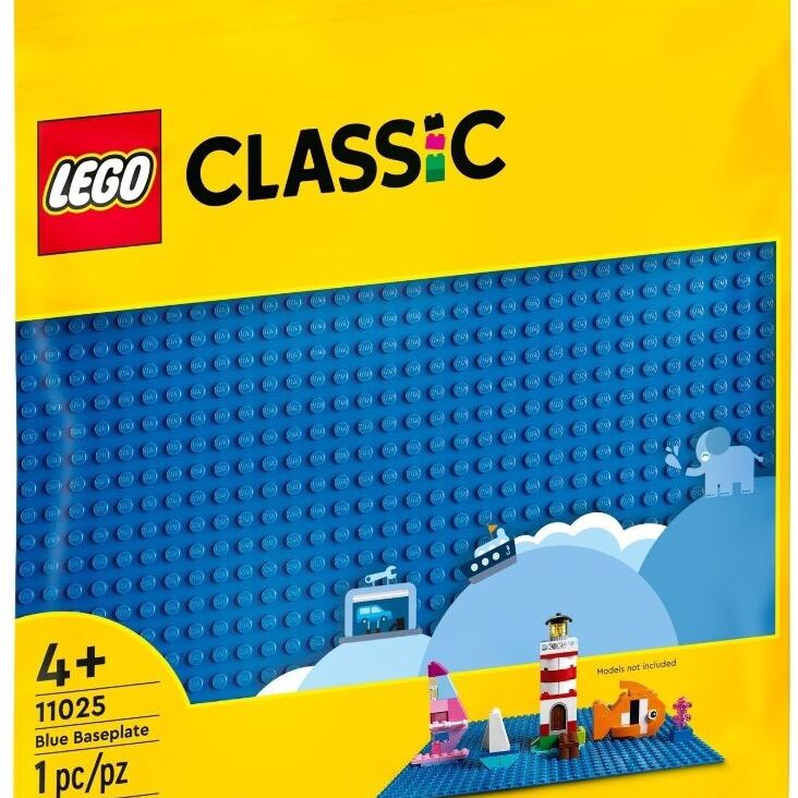 LEGO Конструктор Classic Базова пластина синього кольору 11025