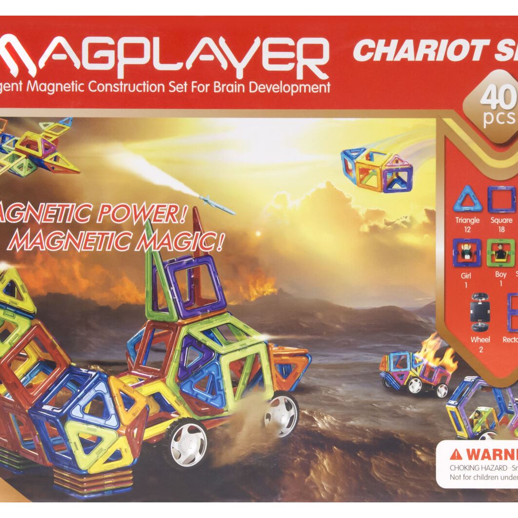 MagPlayer Конструктор магнітний 40 од. (MPB-40)