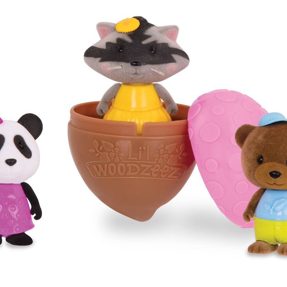Li`l Woodzeez Іграшка Bobblehead (3 од.) Серія 3