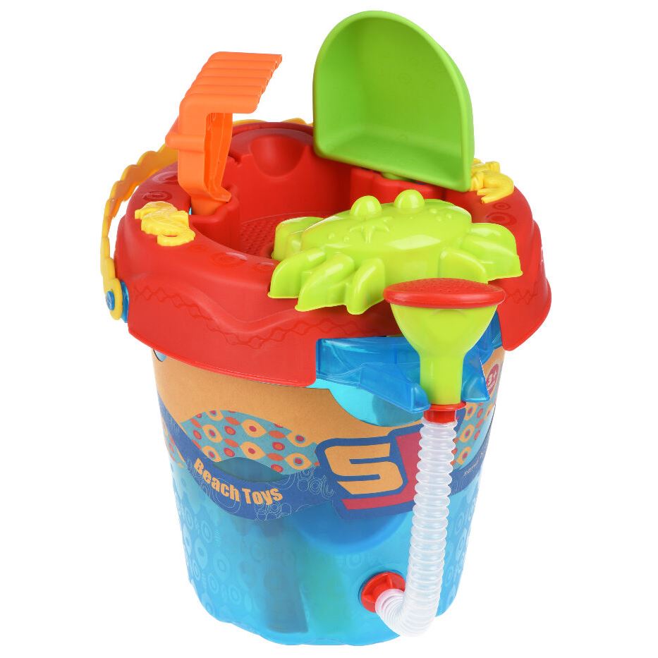 Same Toy Набір для гри з піском - Відерце синє (8 од.)