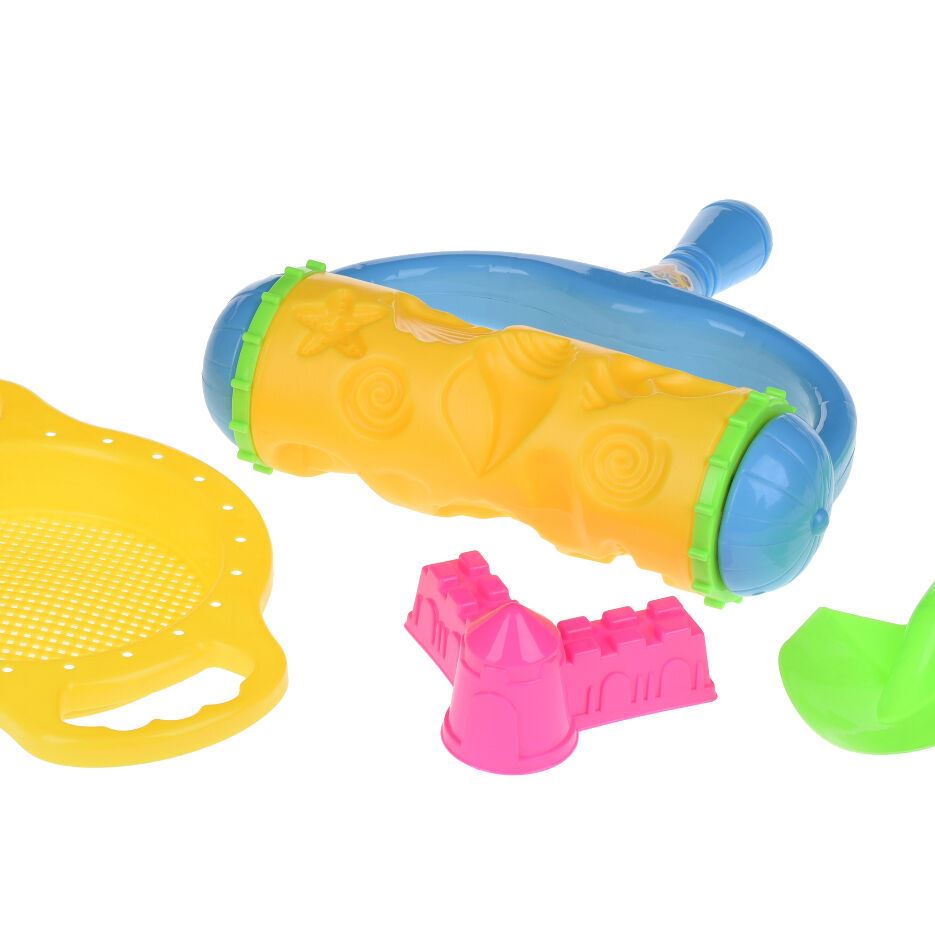 Same Toy Набір для гри з піском з Валиком (жовтий) (4 шт.)