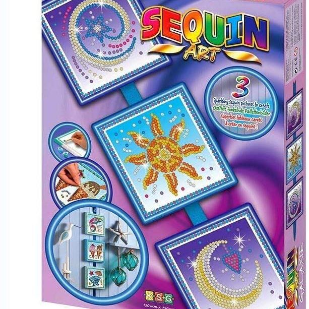 Sequin Art Набір для творчості SEASONS Космос, Сонце, Місяць і зірки