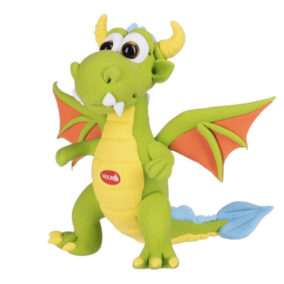 PAULINDA Маса для ліплення Super Dough Cool Dragon Дракон (зелений)