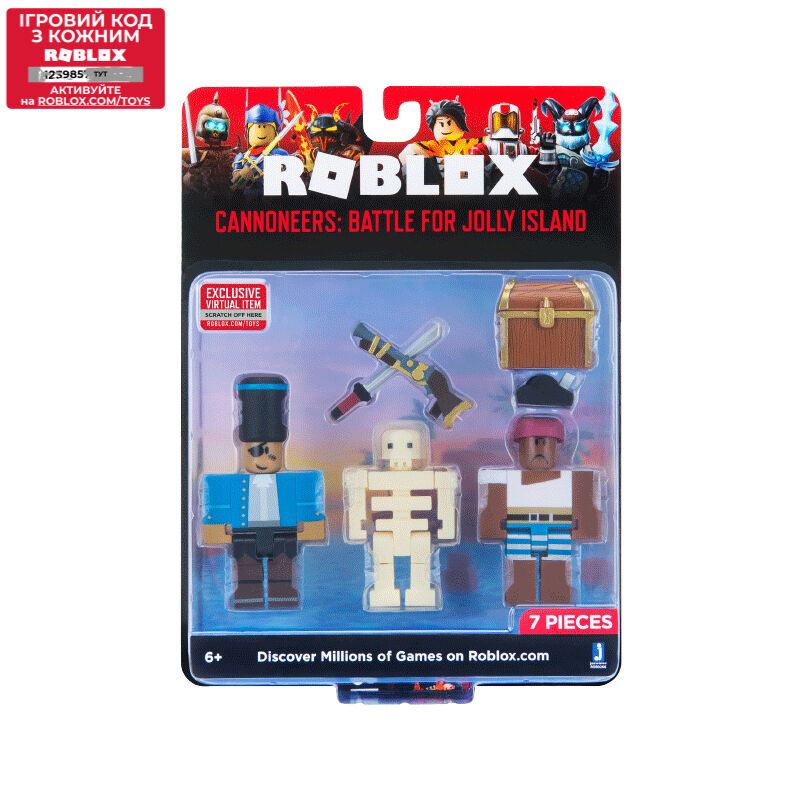 Roblox Ігрова колекційна фігурка Game Packs Cannoneers: Battle for Jolly Island W6