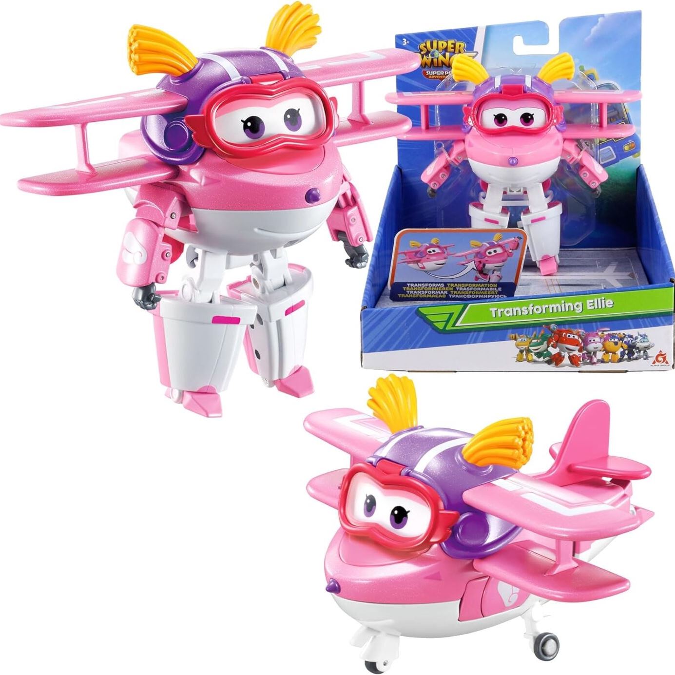 Super Wings Ігрова фігурка-трансформер Transforming Еллі (Ellie)