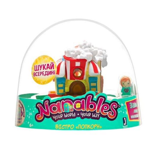 Nanables Ігрова фігурка Jazwares Nanables Small House Містечко солодощів Бістро "Попкорн"