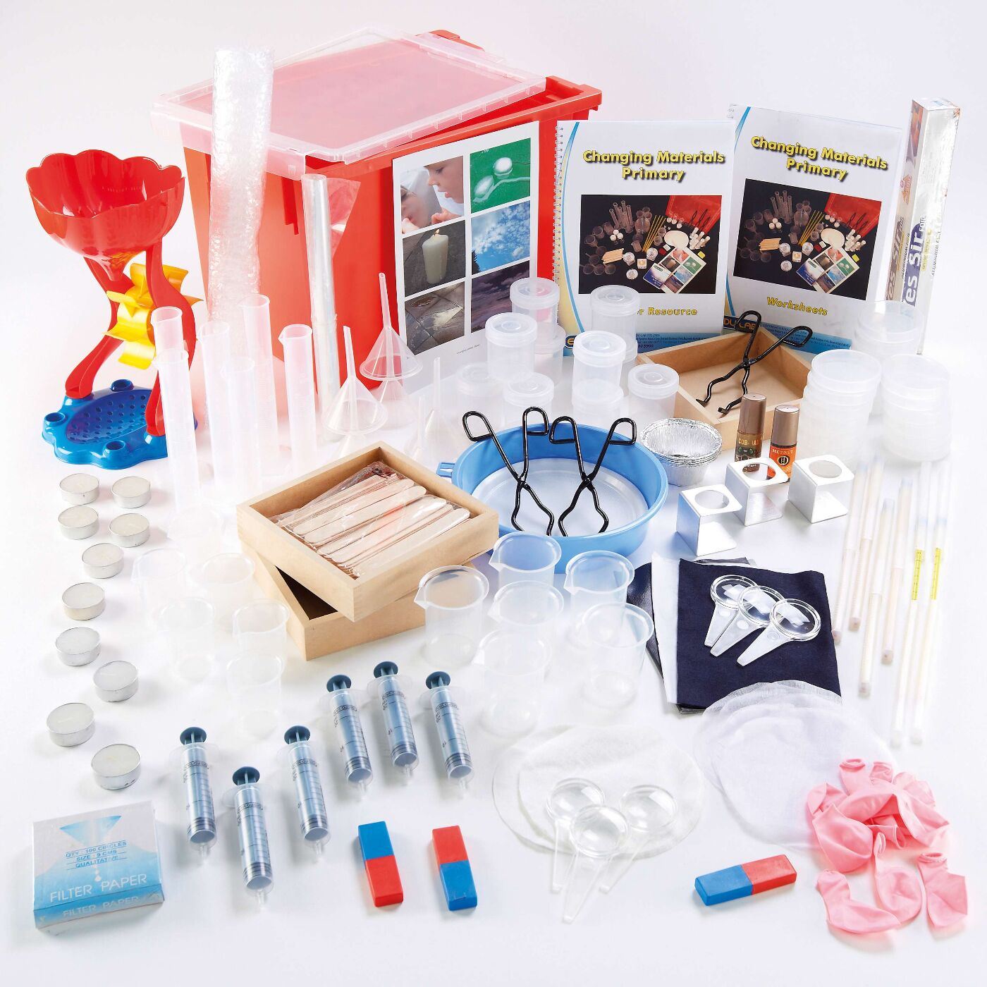 tts Набір для вивчення властивостей матеріалів Changing Materials Experiments Class Kit