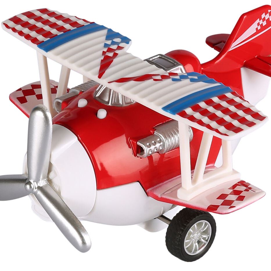 Same Toy Літак металевий інерційний Aircraft червоний