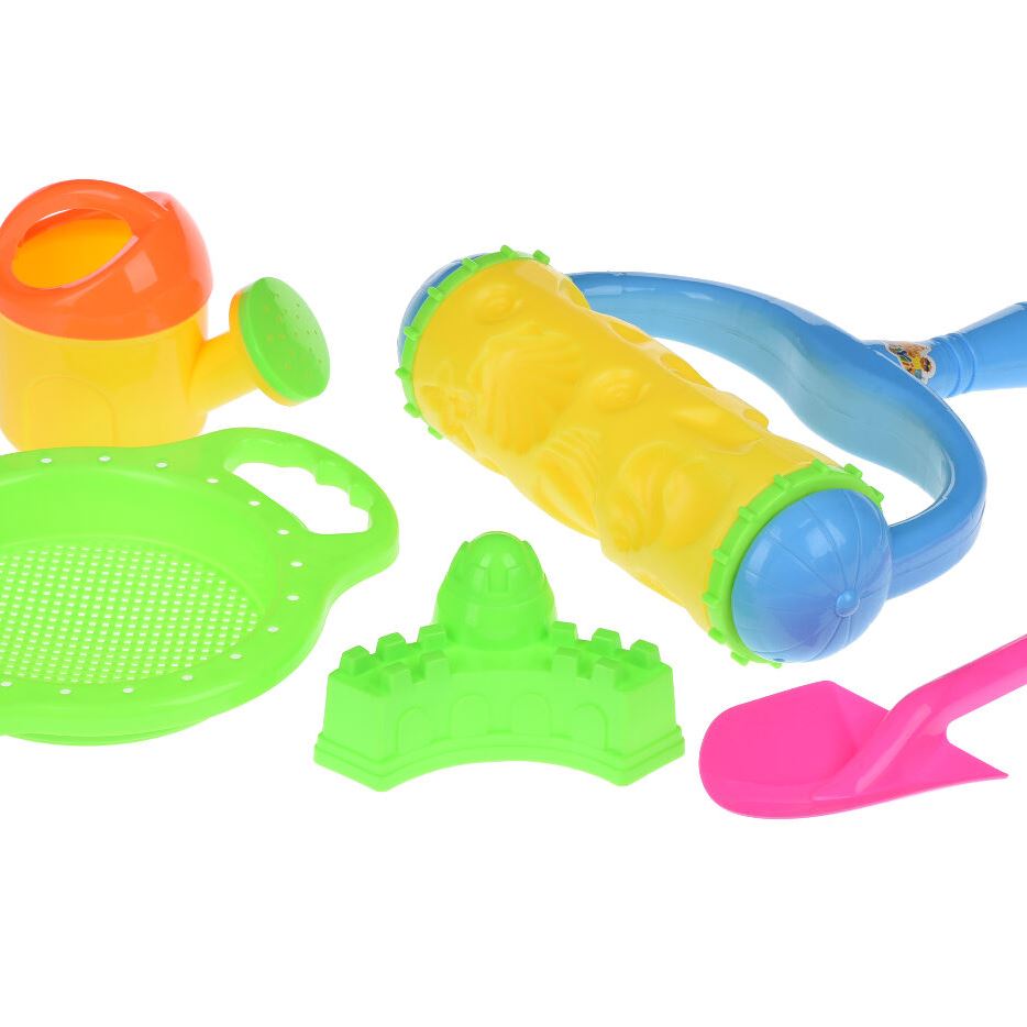 Same Toy Набір для гри з піском із Валиком (жовтий) 5 шт.
