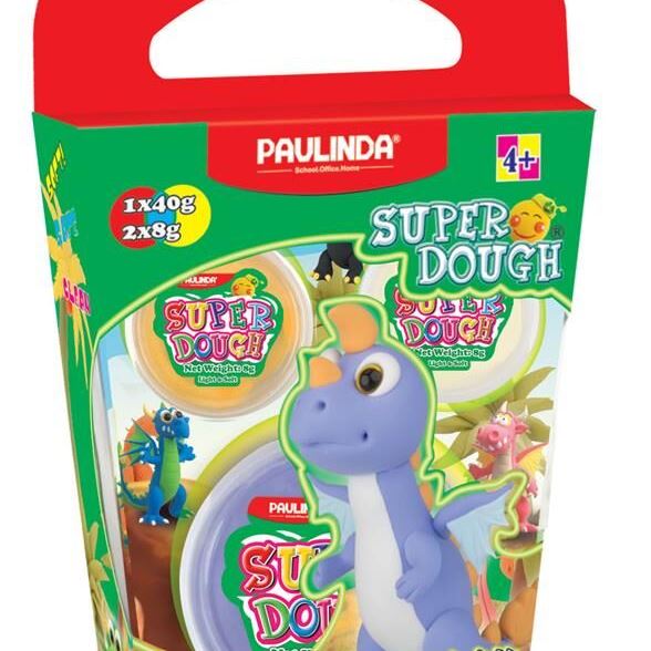PAULINDA Маса для ліплення Super Dough Cool Dragon Дракон (фіолетовий)